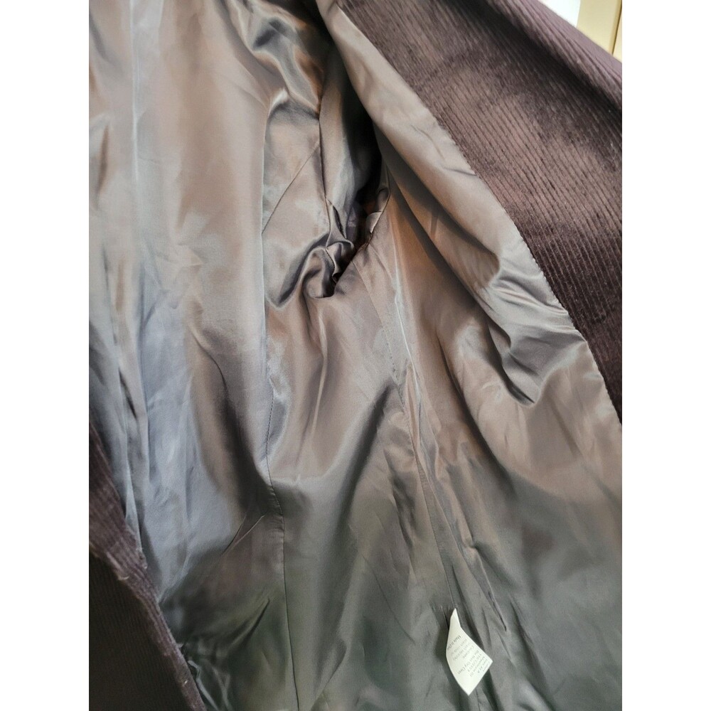 Commense Womens Brown Corduroy Blazer Jacket Size L Academia Preppy - Picture 6 of 9
